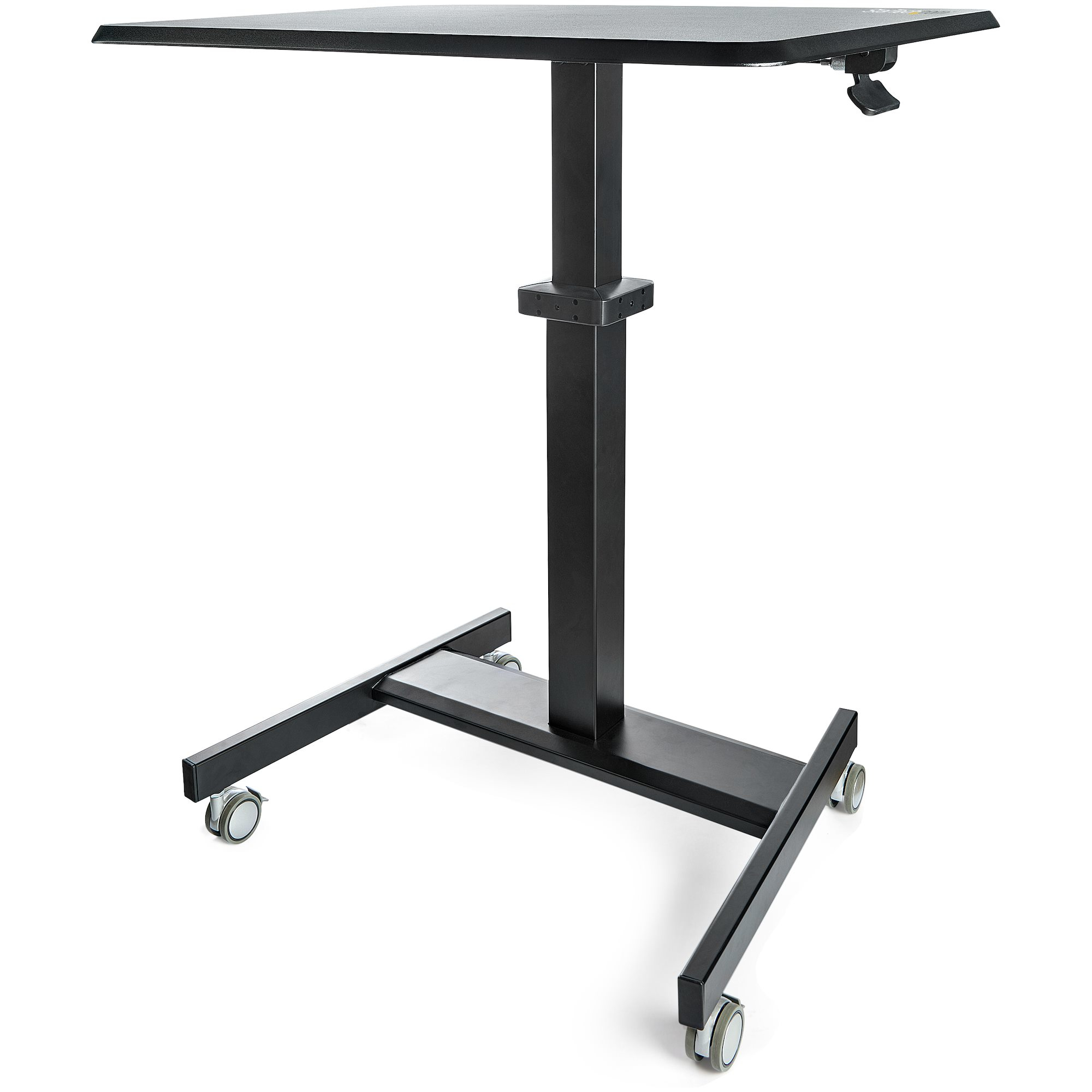 Image of StarTech.com Mobile Standing Desk - Portable Sit Stand Ergonomic...