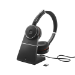 Jabra Evolve 75 MS Stereo Headset Bedraad en draadloos Hoofdband Kantoor/callcenter Micro-USB Bluetooth Zwart, Rood