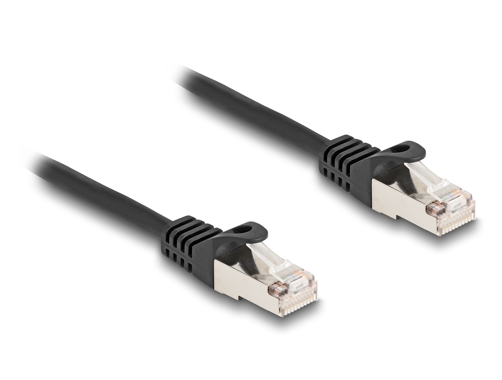 EU Product - Kabel RJ50 Stecker zu RJ50 Stecker S/FTP 0,5m SW thumbnail
