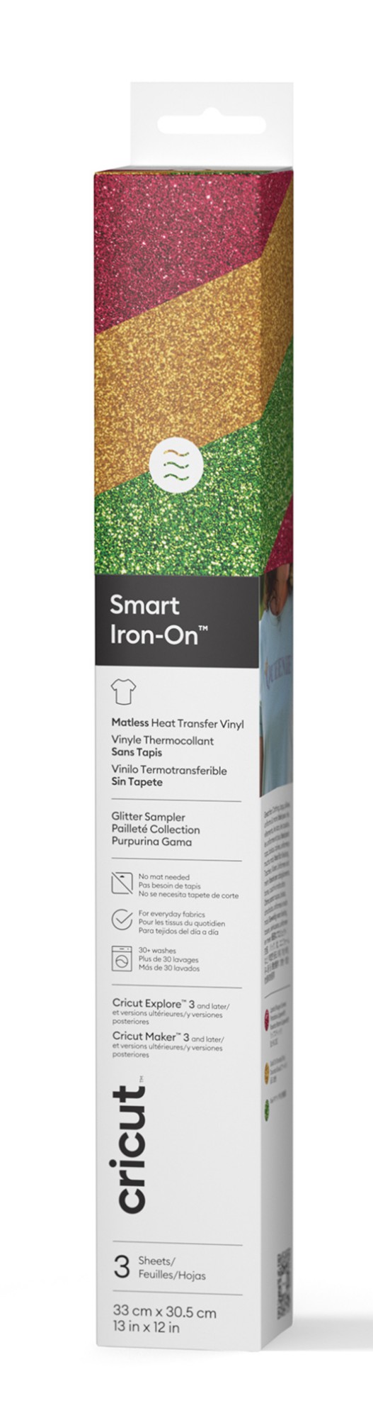 Cricut Smart Iron-On Glitter Matless Heat Transfer Vinyl. Frog Prince