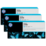 HP B6Y36A/771C Ink cartridge light cyan 775ml Pack=3 for HP DesignJet Z 6200