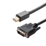 GroupGear 2m Mini DisplayPort to DVI-D Connector Cable - Male to Male Gold Connectors