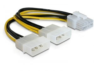 Photos - Cable (video, audio, USB) Delock PCI Express power Multicolour 0.30 m 82397 