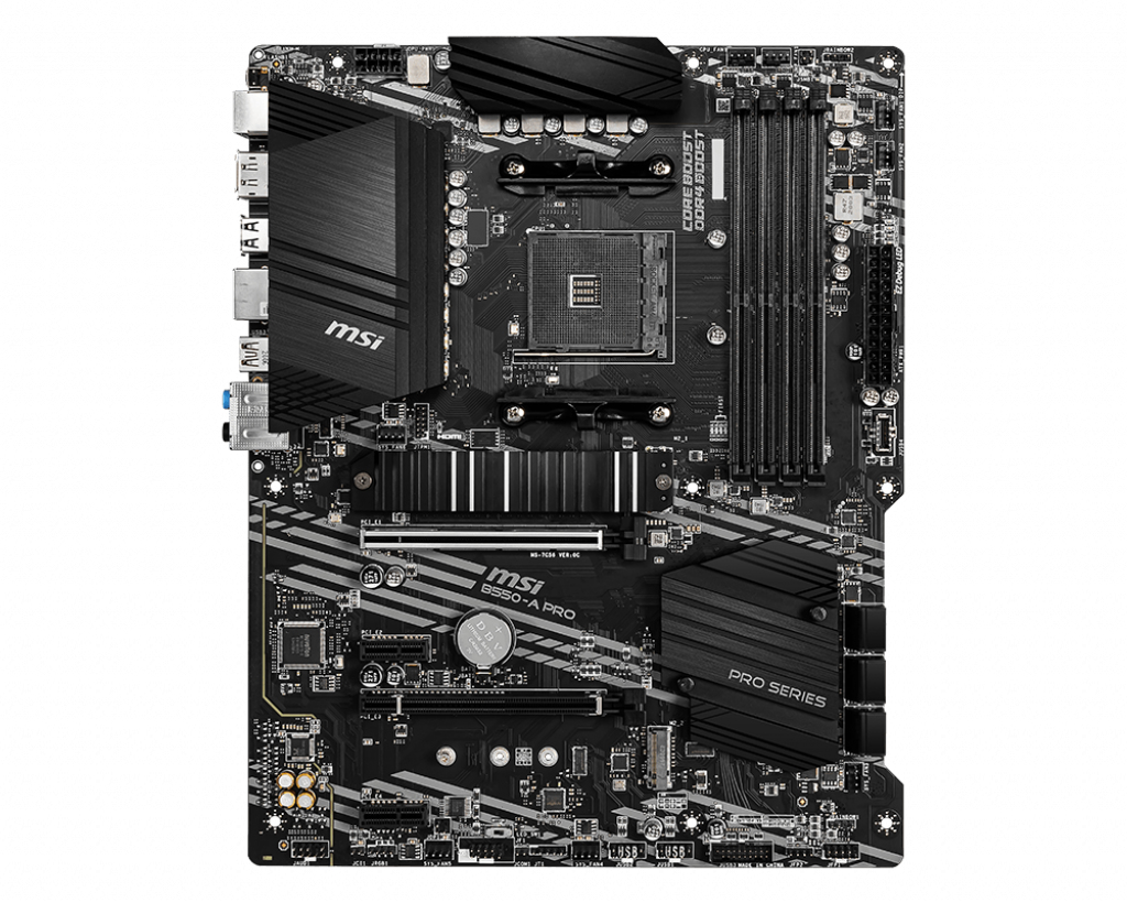 Image of MSI B550-A PRO motherboard AMD B550 Socket AM4 ATX