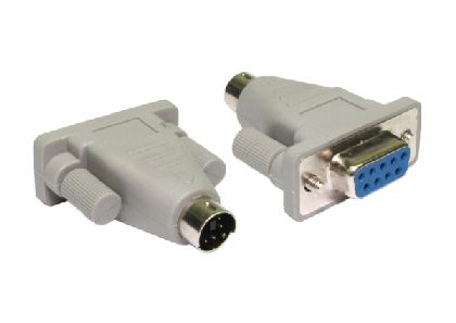Cables Direct AD-311 cable gender changer PS/2 Serial Beige