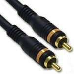 C2G 3m Velocity Digital Audio Coax Cable coaxial cable RCA Black