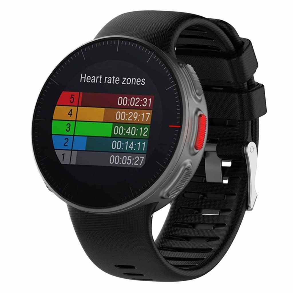 EU Product - Vantage V Silicone watch strap - Black thumbnail