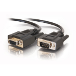 C2G 3ft DB9 M/F Extension Cable - Black serial cable 11.8" (0.3 m)