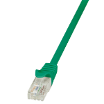 LogiLink 3m Cat.5e U/UTP networking cable Green Cat5e U/UTP (UTP)