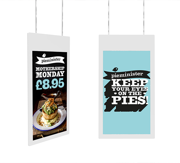 Image of Allsee Technologies 55IN HANGING DOUBLE-SIDED
