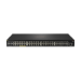 HPE Aruba Networking Aruba 2930F 48G PoE+ 4SFP+ 740W TAA hanterad L3 Gigabit Ethernet (10/100/1000) Strömförsörjning via Ethernet (PoE) stöd 1U Svart