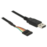 DeLOCK 1.8m USB2.0-A/TTL 6-p USB-kabel 1,8 m USB A Zwart