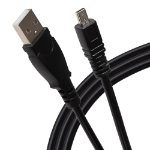 Maplin USB-A to 8-Pin Mini USB Cable 3m Black