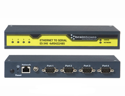 Brainboxes ES-346 serial server RS-422/485
