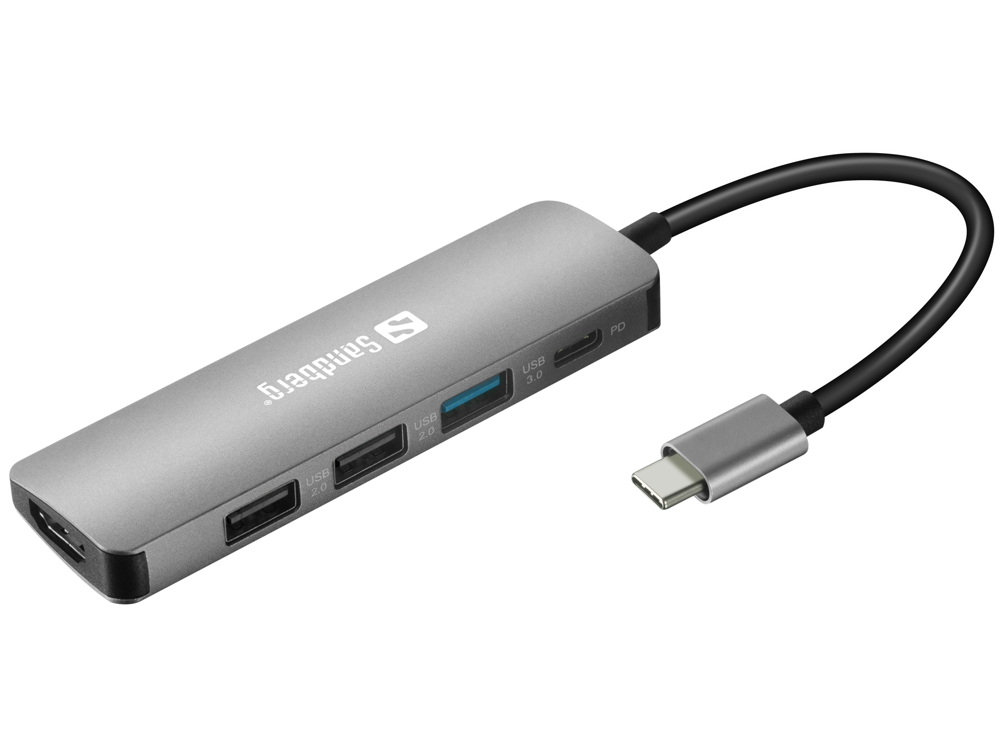 Image of Sandberg USB-C Dock HDMI+3xUSB+PD 100W