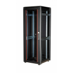 Equip Dynamic Flex 19' Cabinet, 32U, 600X600MM, RAL9005 Black