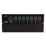 Liberty DL-7USB-PHUB interface hub USB 3.2 Gen 1 (3.1 Gen 1) Type-B 5000 Mbit/s Black