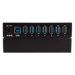 Liberty DL-7USB-PHUB interface hub USB 3.2 Gen 1 (3.1 Gen 1) Type-B 5000 Mbit/s Black