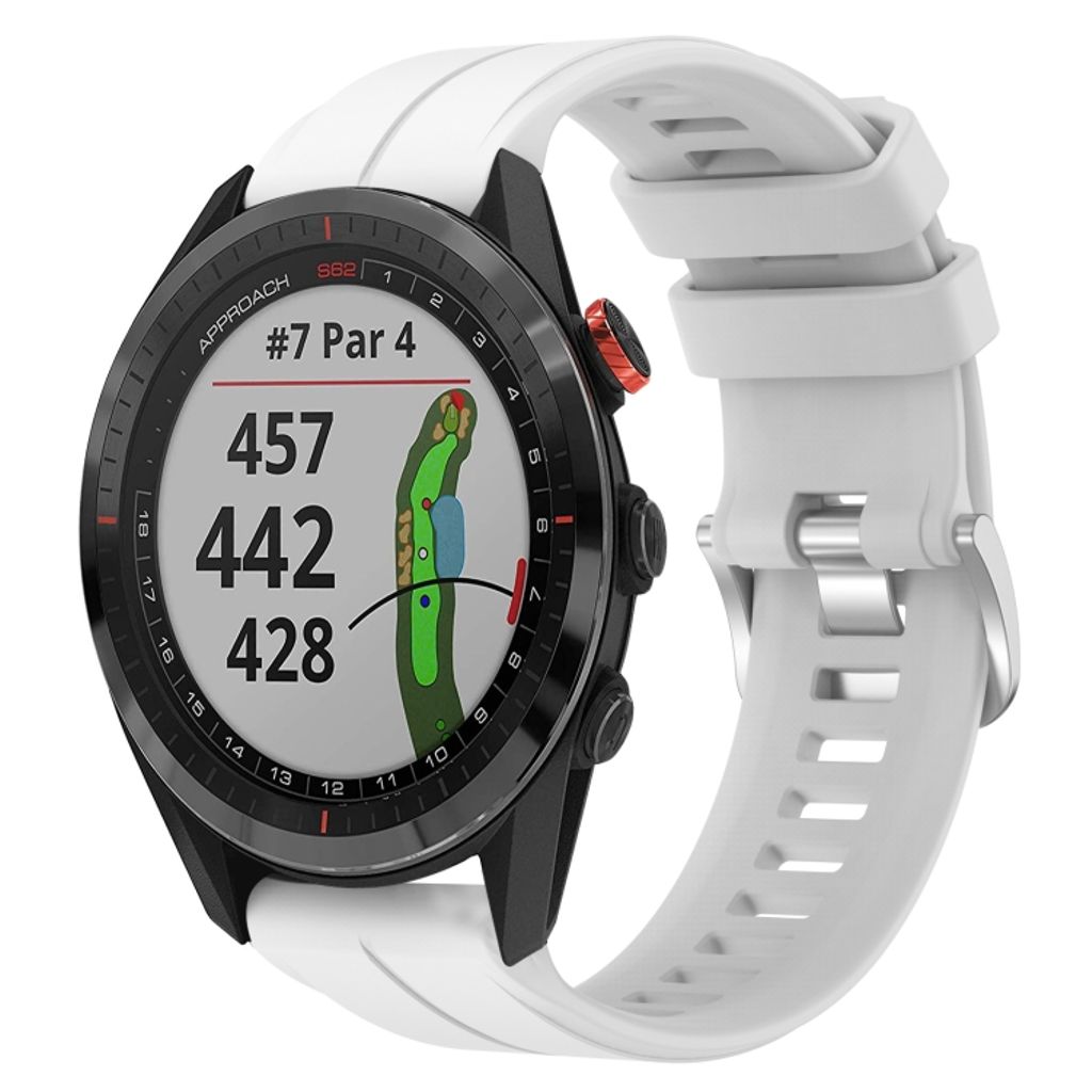 EU Product - Approach S62 Silicone Watch Band - White thumbnail