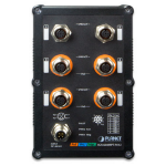 PLANET IGS-604HPT-M12 netwerk-switch Managed L2+ Power over Ethernet (PoE) Zwart