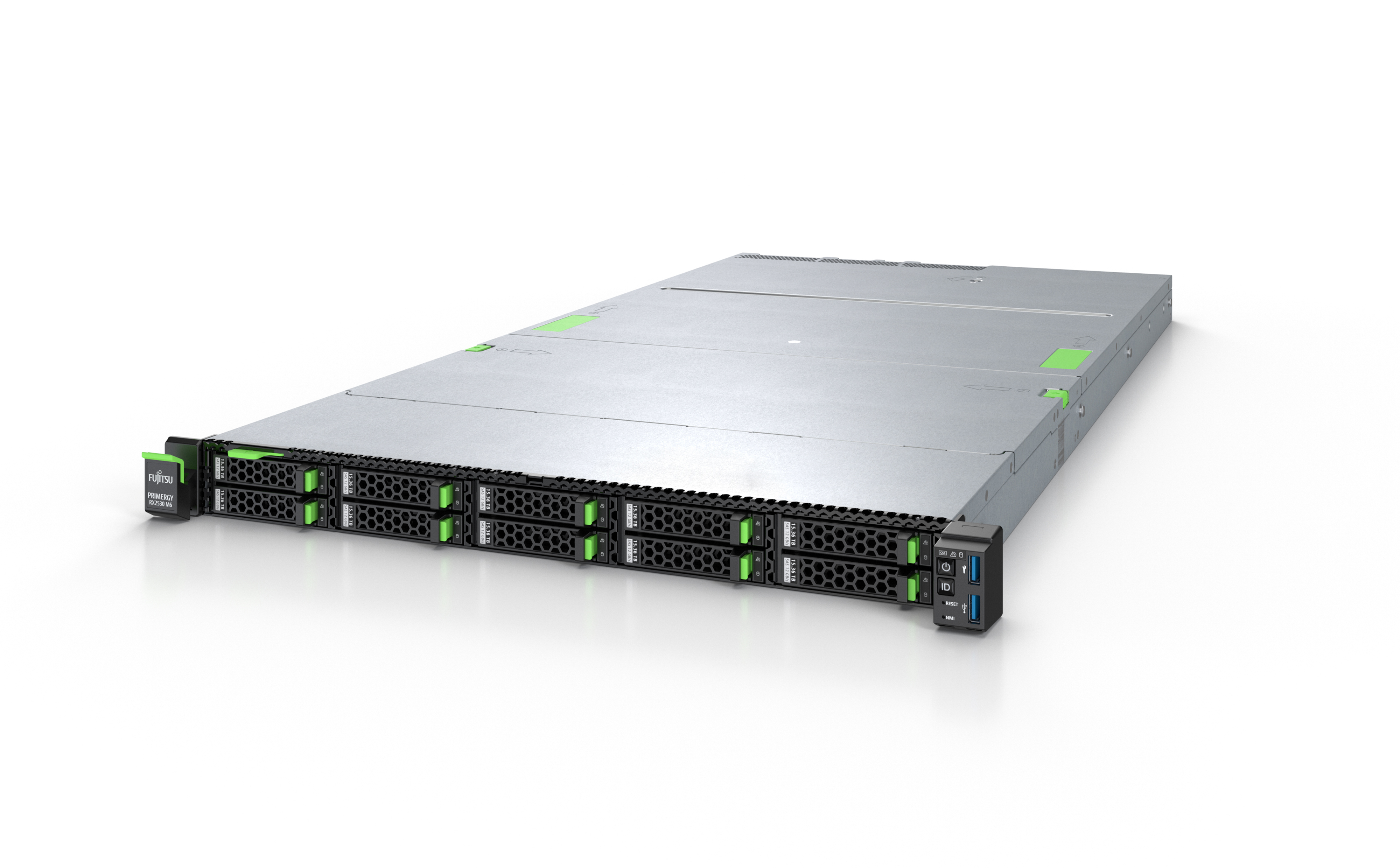 Image of Fujitsu PRIMERGY RX2530 M6 server Rack (1U) Intel Xeon Silver 4314...