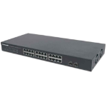 Intellinet 561044 network switch Unmanaged L2 Gigabit Ethernet (10/100/1000) 1U Black
