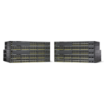 Cisco Small Business WS-C2960X-48LPS-L Managed L2/L3 Gigabit Ethernet (10/100/1000) Power over Ethernet (PoE) 1U Zwart