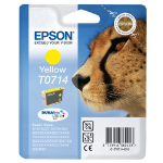 Epson C13T07144021/T0714 Ink cartridge yellow Blister, 415 pages 5.5ml for Epson Stylus BX 310/600/D 120/D 78/S 20