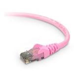 Belkin CAT6 Snagless 30 ft networking cable Pink 9.14 m