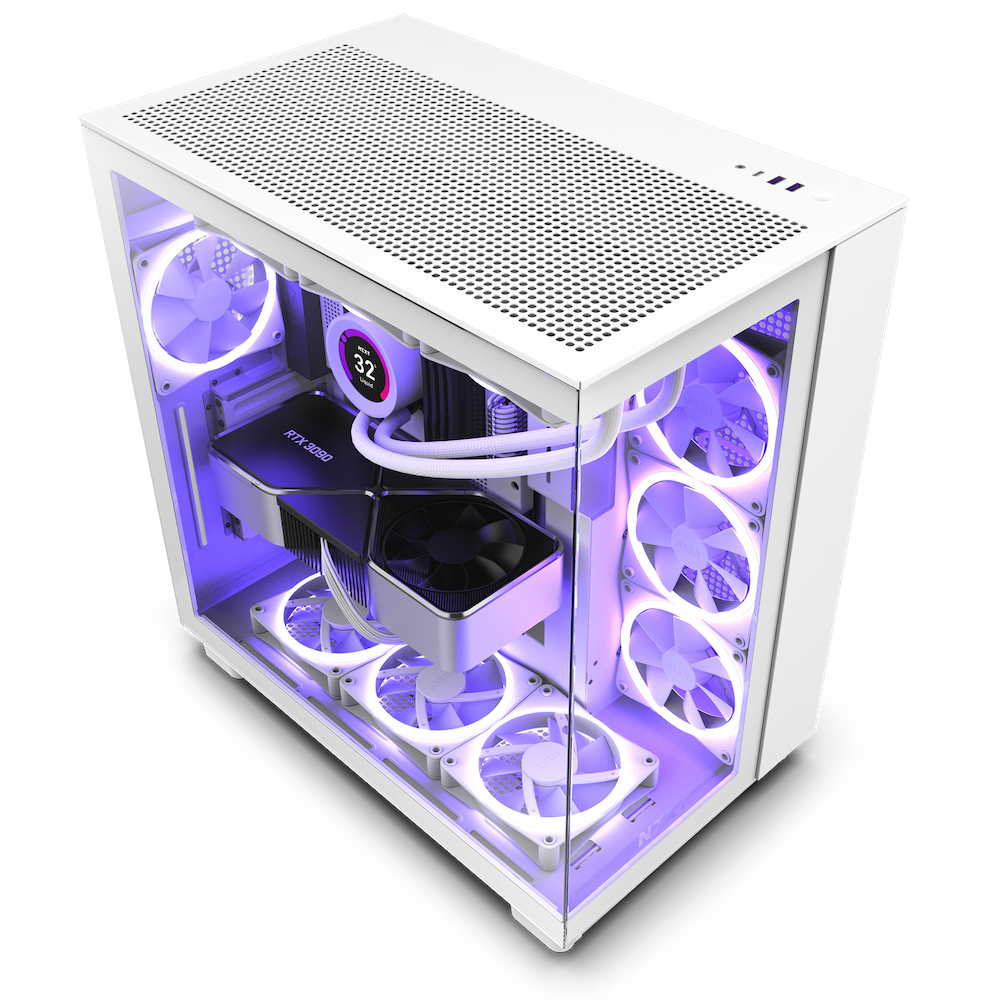 Image of NZXT H9 All white Midi Tower