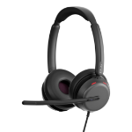 Lenovo 4Z21P85373 headphones/headset Wired Head-band Office/Call center USB Type-C / USB Type-A Black