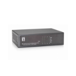 LevelOne 8-Port Fast Ethernet PoE Switch, 802.3at/af PoE, 4 PoE Outputs, 65W