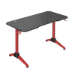 LogiLink Gaming Desk, 120x60 cm, RGB lighting, red desk frame