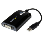 StarTech.com USB2DVIPRO2 USB graphics adapter 1920 x 1200 pixels Black