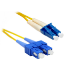 eNet Components SC - LC 15m M/M InfiniBand/fibre optic cable 590.6" (15 m) OS1 Yellow