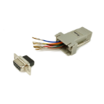 Equip DB9 to RJ45 adapter