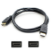 AddOn Networks FH973AT-AO-5PK HDMI cable 7.87" (0.2 m) DVI DisplayPort Black
