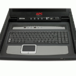 APC AP5808 rack console 43,2 cm (17") Zwart