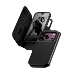 PanzerGlass CARE™ by ® Tango 2-in-1 Wallet Case Black w. MagSafe iPhone 2026 Pro | 17 Pro mobiele telefoon behuizingen Hoes Transparant