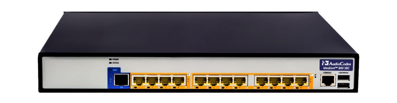 Image of AudioCodes Mediant 800 SBC gateway/controller 10, 100, 1000 Mbit/s