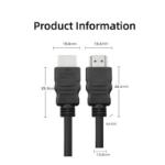 JLC RD30 HDMI 1.4 1080P (Male) to HDMI (Male) Cable 1M Black