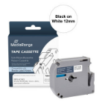 MediaRange MRBMK231 labelprinter-tape Zwart op wit