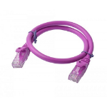 8WARE CAT6A Cable 2m - Purple Color RJ45 Ethernet Network LAN UTP Patch Cord Snagless