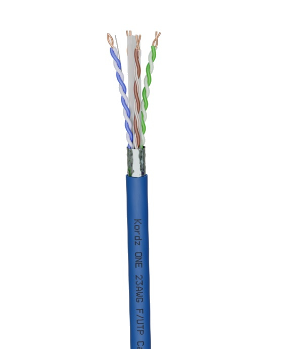 Kordz K13602-152M-BL networking cable Blue Cat6a F/UTP (FTP)