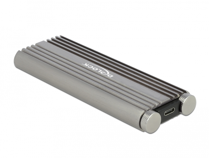 Image of DeLOCK 42001 storage drive enclosure SSD enclosure Silver M.2