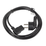 Lanberg CA-C13C-12CC-0030-BK power cable Black 3 m CEE7/7 IEC 320