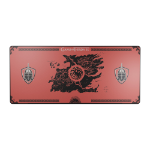 Lexip HBO Game of Thrones Game-muismat Zwart, Rood