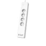 Hama 00176574 power extension 1 m 4 AC outlet(s) Indoor White