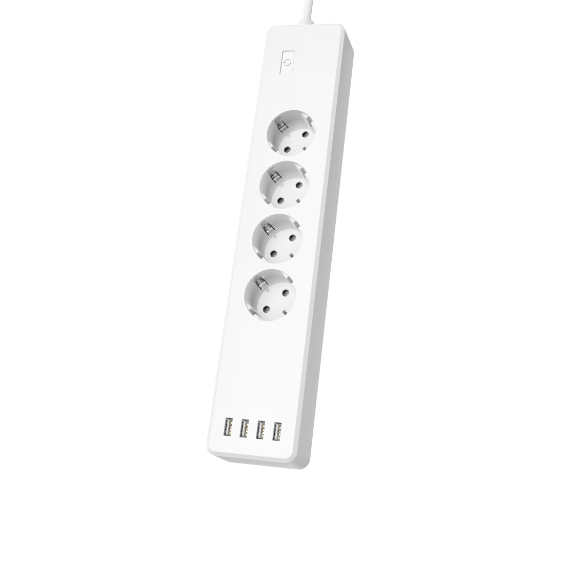 Image of Hama 00176574 power extension 1 m 4 AC outlet(s) Indoor White