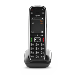 Gigaset E720 Analog/DECT telephone Caller ID Black